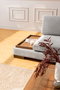Atelier Del Sofa Tulip Corner Right con Puf - Gris claro